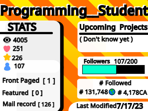My stats remix