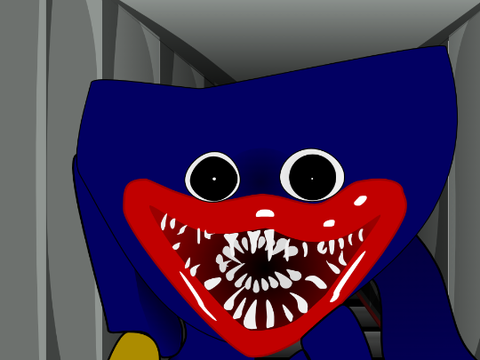 Huggy Wuggy Vent Chase Vector