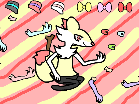Braixen dress up