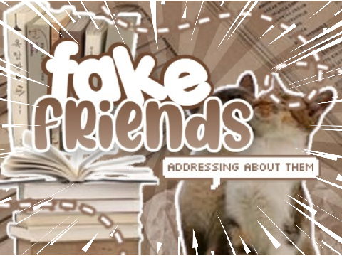 ☆ fake friends 》