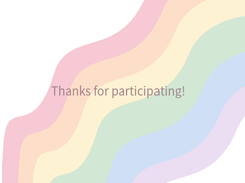LGBTQ+ Survey | My answers