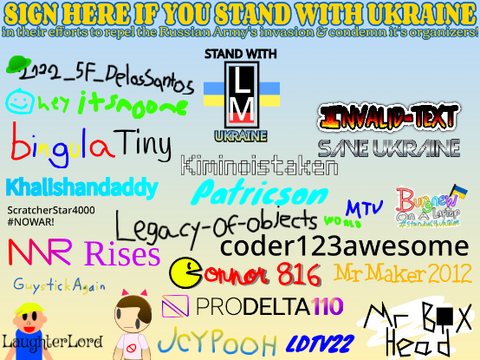 Sign Here If You Stand With Ukraine [24]
