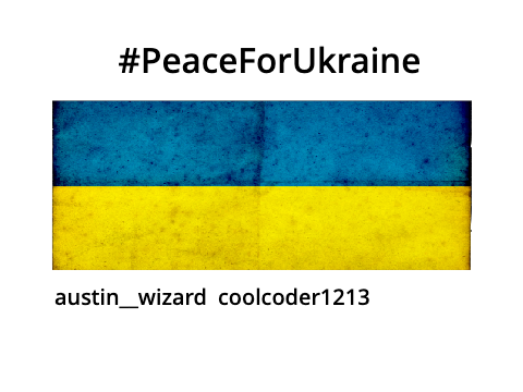 Peace For Ukraine!