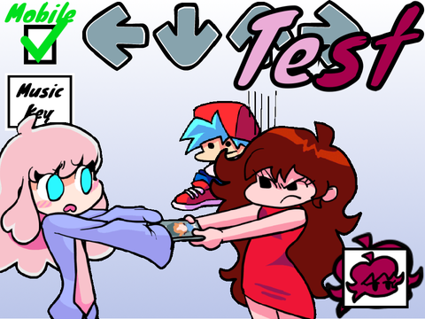 FNF Boyfriend fighting girls
