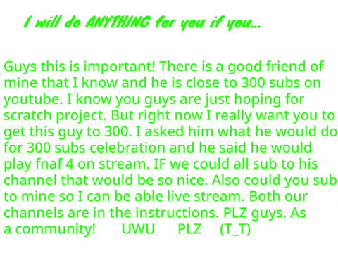 ANNOUNCEMENT!!!! READ THIS