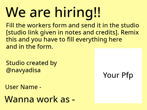 We are Hiring!