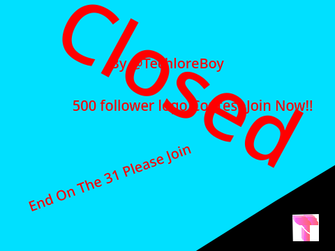500 Follower pfp Contest (Closed) #Logo