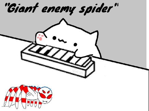 Bongo cat “GIANT ENEMY SPIDER”