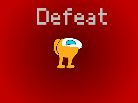 I made among us With Scratch Cat