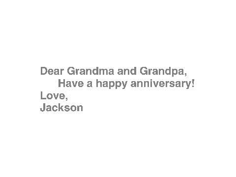 Happy Anniversary