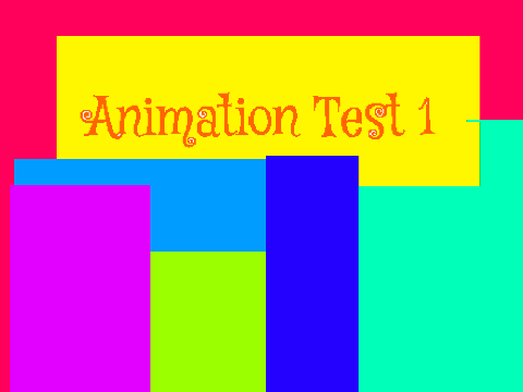 Animation test! 1