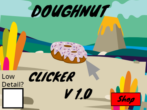 Donut clicker v1.0 (Mobile friendly)