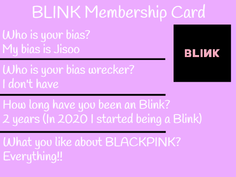 BLINK Membership Card