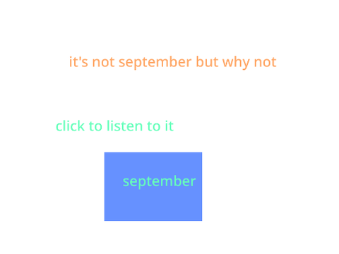september lyrics