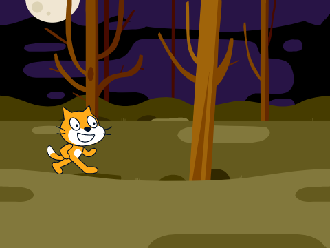scratch kat sees ghost!!!!1111