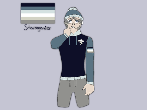 My genders as humans! (5) Stormgender