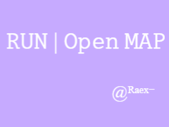 RUN | open map