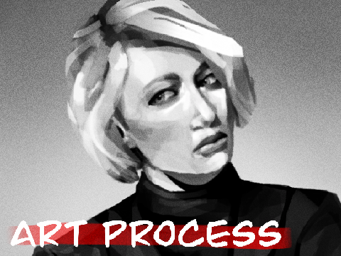 Grayscale || Art process