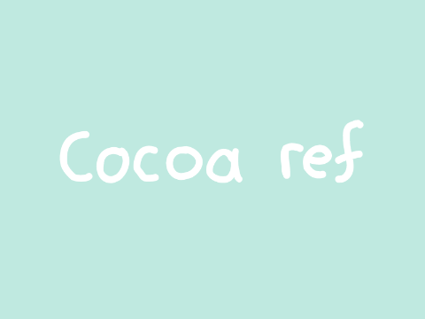 Cocoa ref