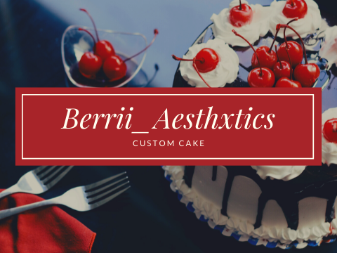 Berrii_Aesthxtics Custom Cake