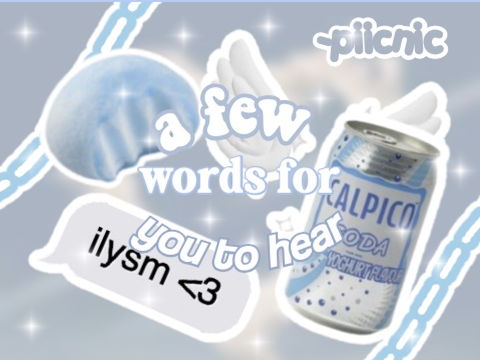 ♡ a few words for you 