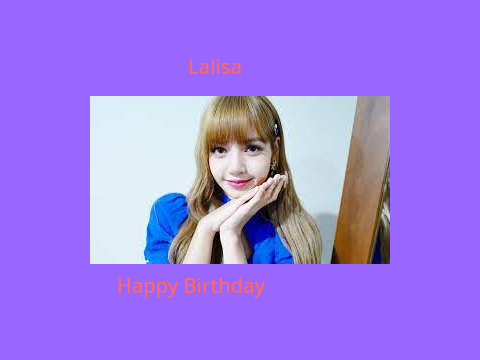 Happy birthday Lisa❤️