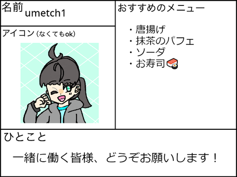 飲食店　放浪者の食卓従業員カード remix