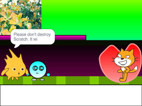 Erm... (add yourslef fighting posessed cat)