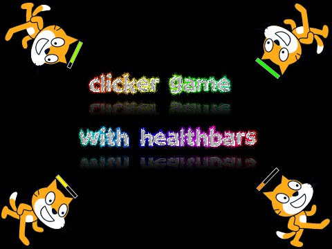 clicker game with healthbars