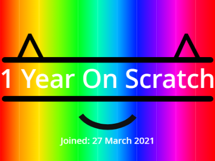 1 Year ON Scratch