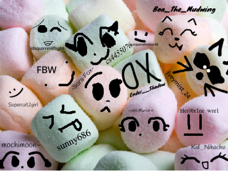 add yourself as a marshmallow :') 