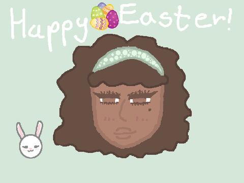 early easter drawing