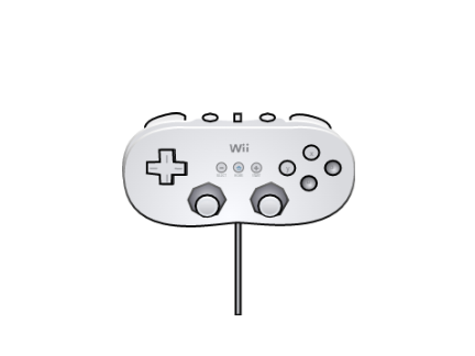 Wii Classic Controller Vector