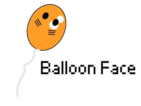 Balloon face