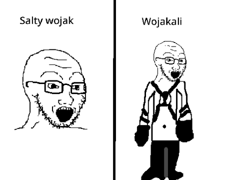 Salty Wojak into a Ben 10 alien