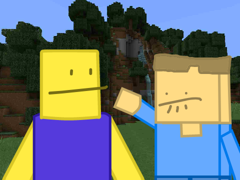 Roblox vs Minecraft (EPIC RAP BATTLES OF TRASH)