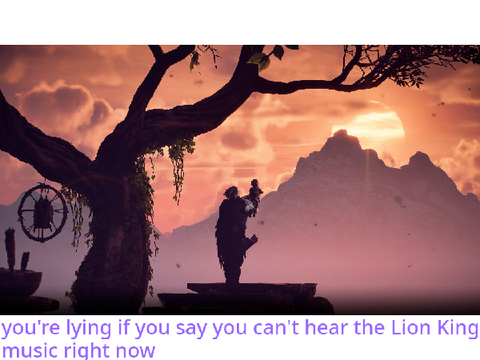 Horizon screenshots bc I just realised I haven't shared them yet