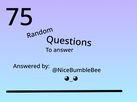75 Random Questions: answered remix