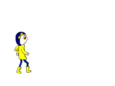 Coraline Sprite Walking