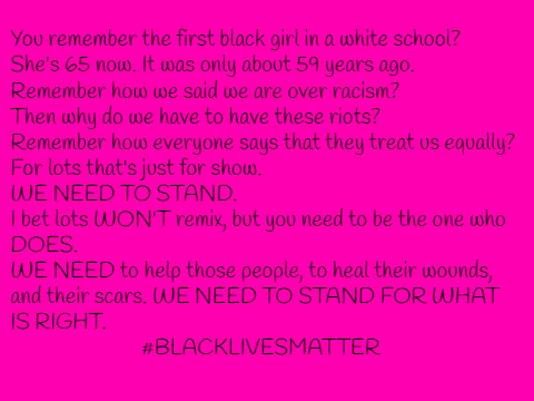 #BLACK LIVES MATTER Remix remix remix