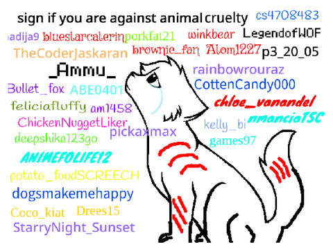 Sign if you are against animal cruelty remix