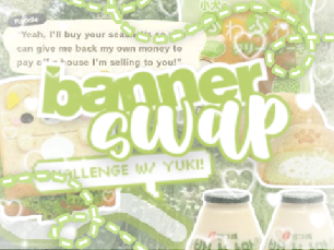 ⤹ swap banner challenge w yuki! . . .▨▢▢ 