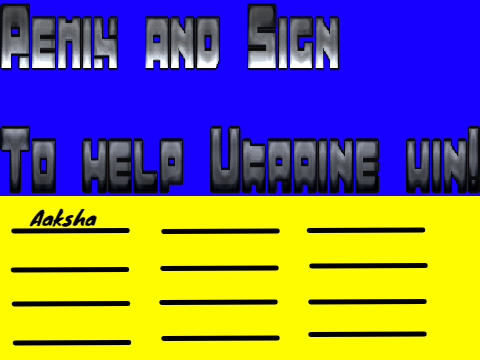 Remix and Sign To help Ukraine win!