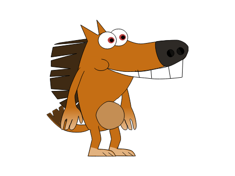 Zig (From Zig & Sharko) Vector