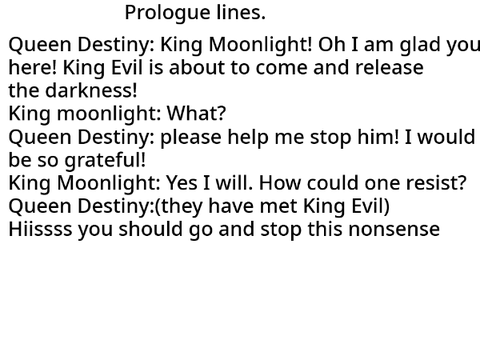 Queen Destiny lines ;)
