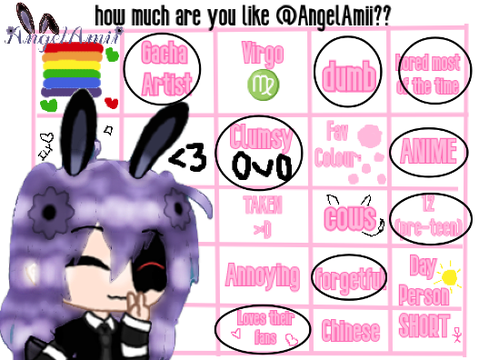 did this cause i'm bored in school currently