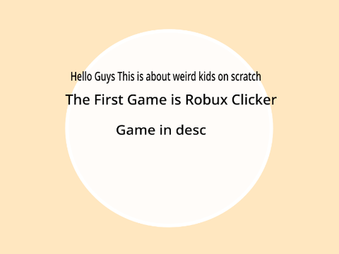 Weird Kids on Scratch (RELEASE!)