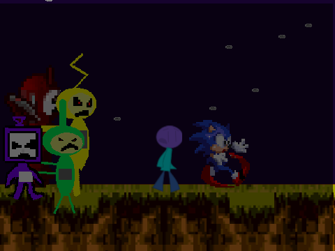Night2d running from Slendytubbies 