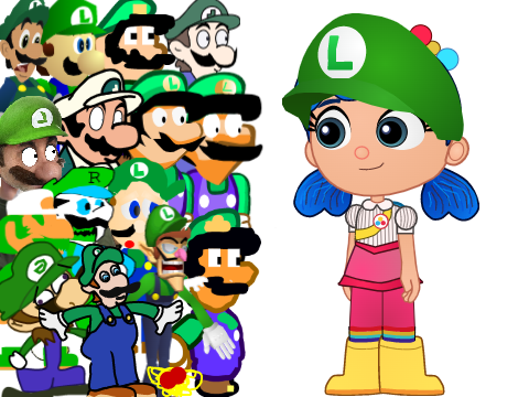 True meets a Lot of Luigis