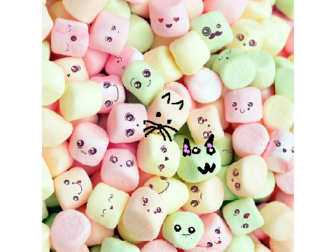 Draw your own marshmallow!! remix remix remix